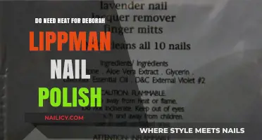 Does Deborah Lippmann Nail Polish Require Heat for Application?