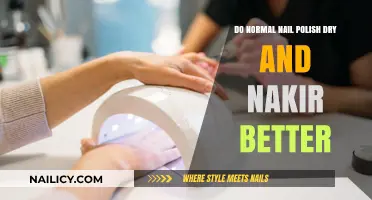 Normal Nail Polish vs. Nakir: Which Dries Faster and Better?