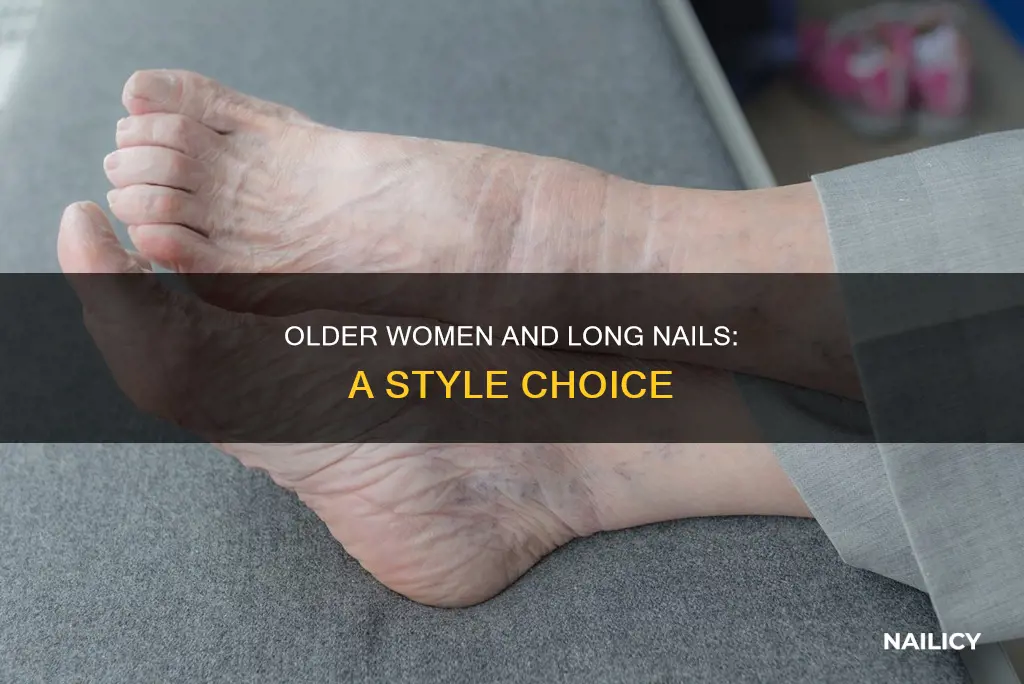 do old women have long nails