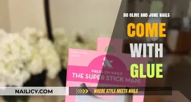 Olive & June Press-On Nails: Glue Included or Separate Purchase?