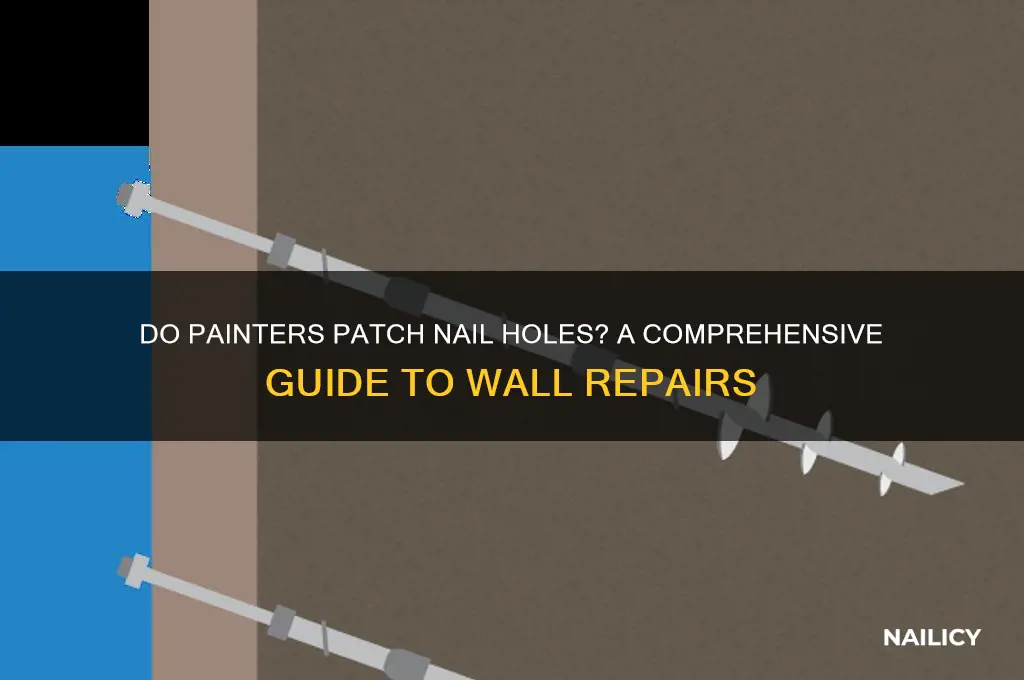 do painters patch naile hoes