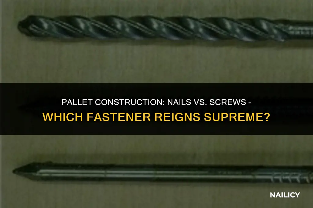do pallets use nails or screws