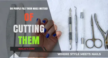 Why Filing Nails is Better than Cutting Them
