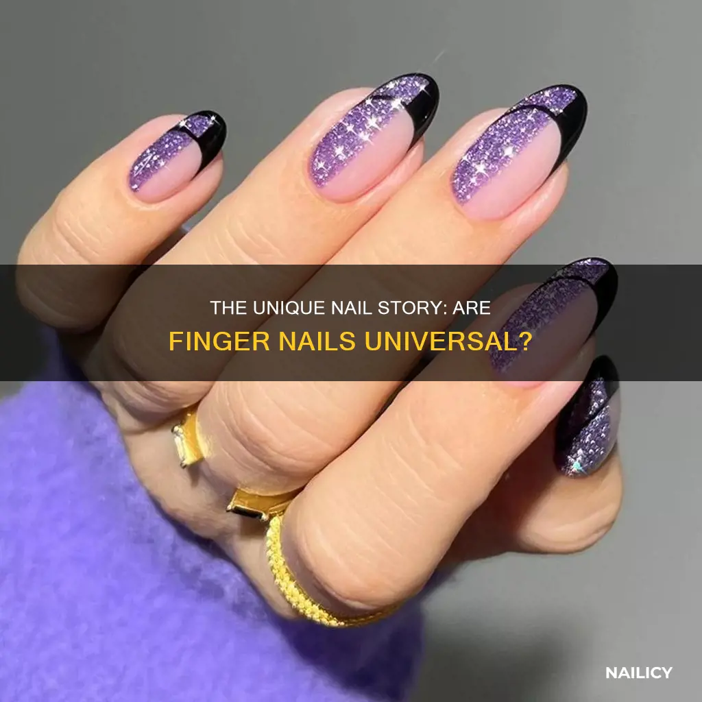 do people have different finger nails