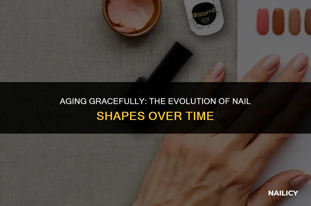 do peoples nail shape change as they get older