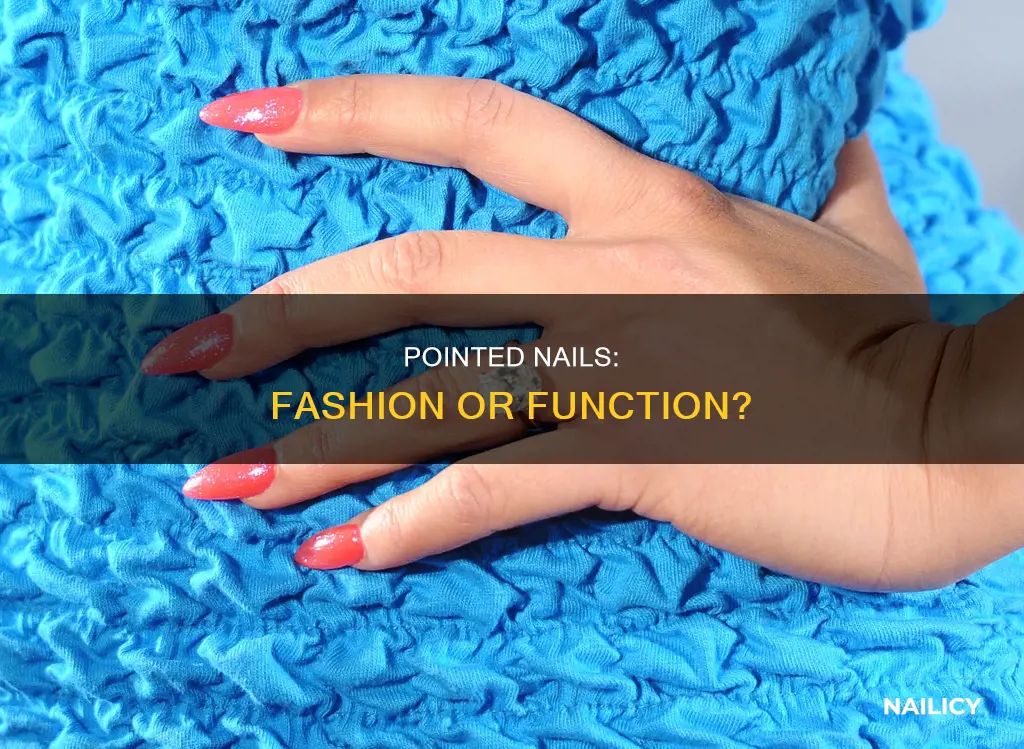 do poiny nails have a meaning