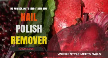 Pomegranate Seeds: A Strange Taste of Nail Polish Remover?