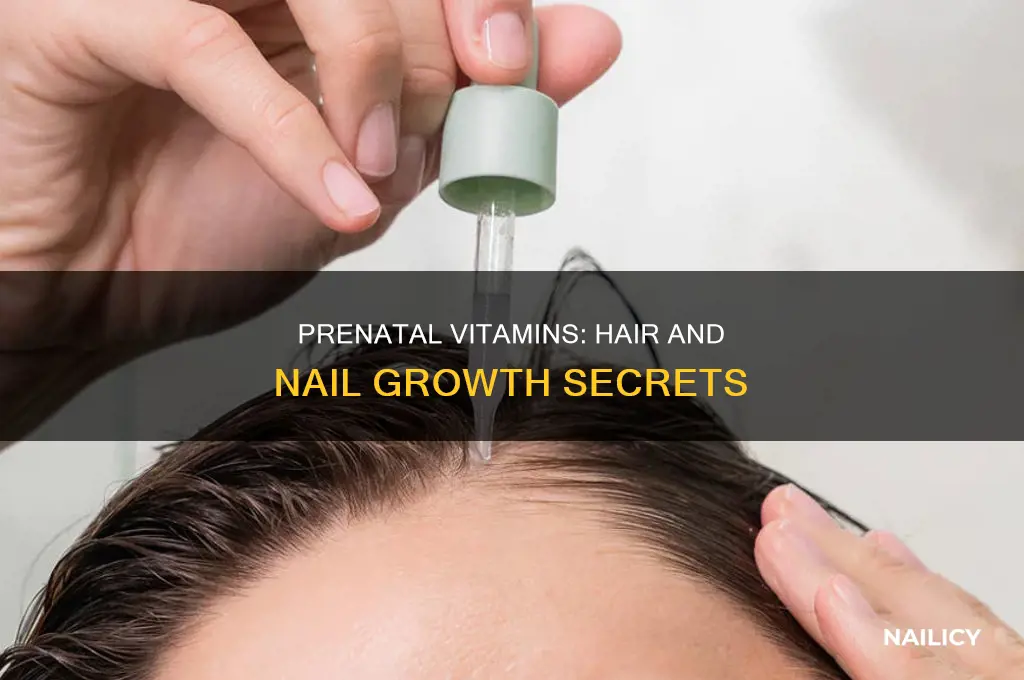 do prenatal vitamins make hair and nails grow