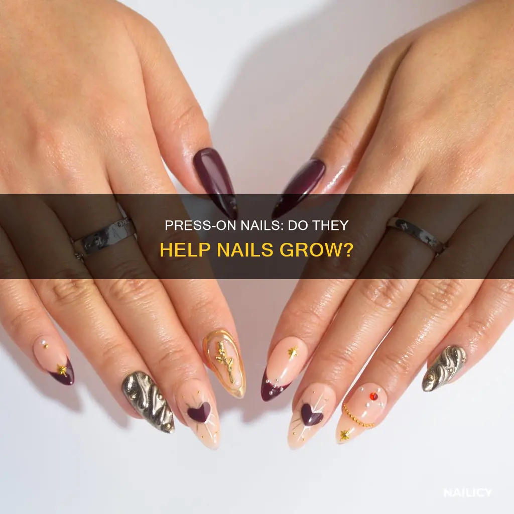 do press on nails help nails grow