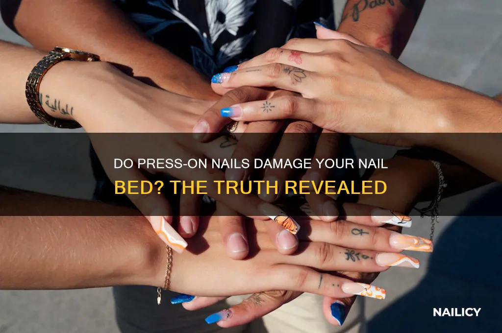 do press on nails ruin your nail bed