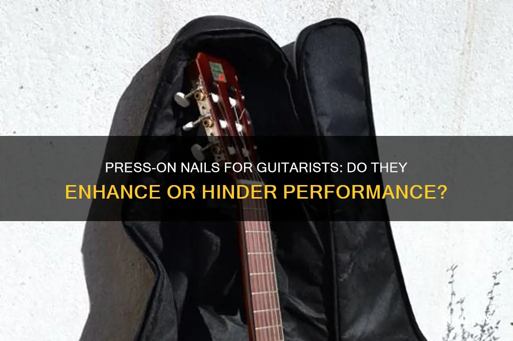 do press-on nails work for guitar playing