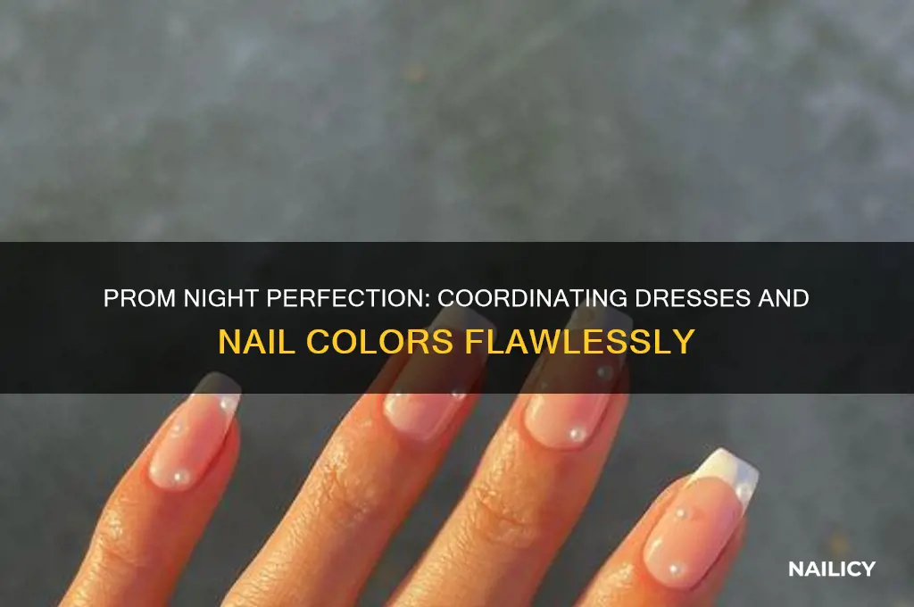 do prom dresses match nails