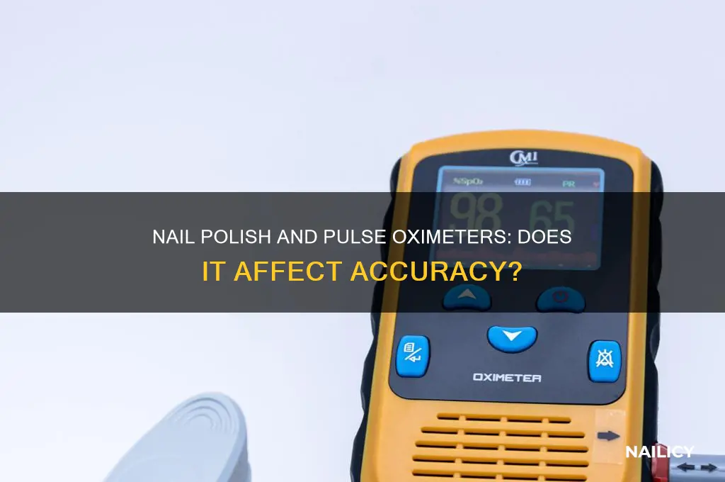do pulse oximeters work with nail polish