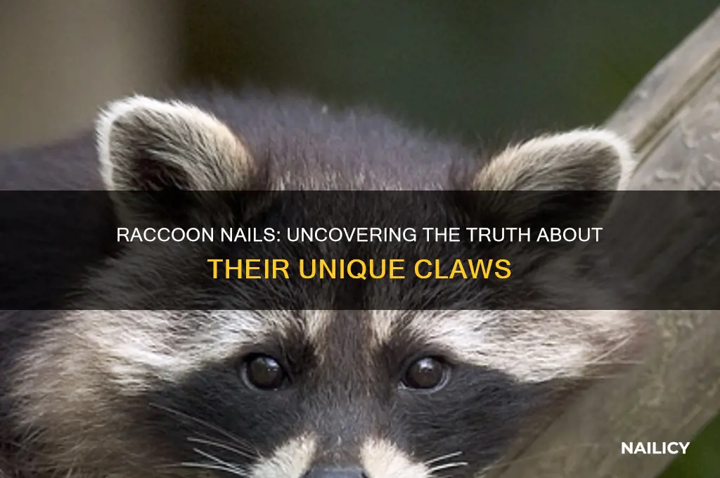 do raccoons have nails