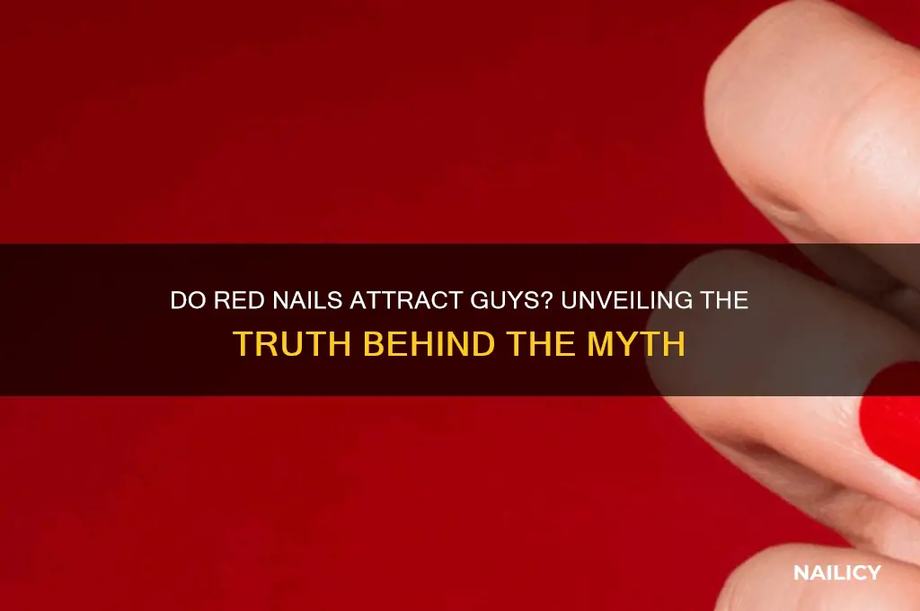 do red nails attract guys