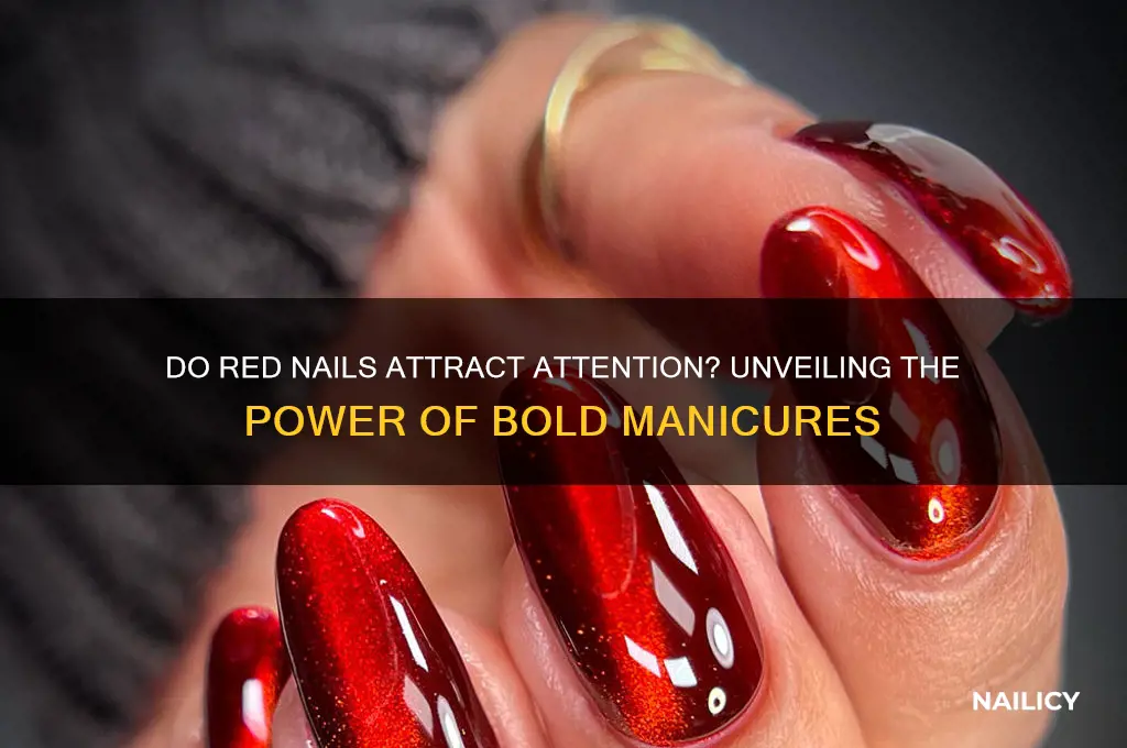 do red nails attract