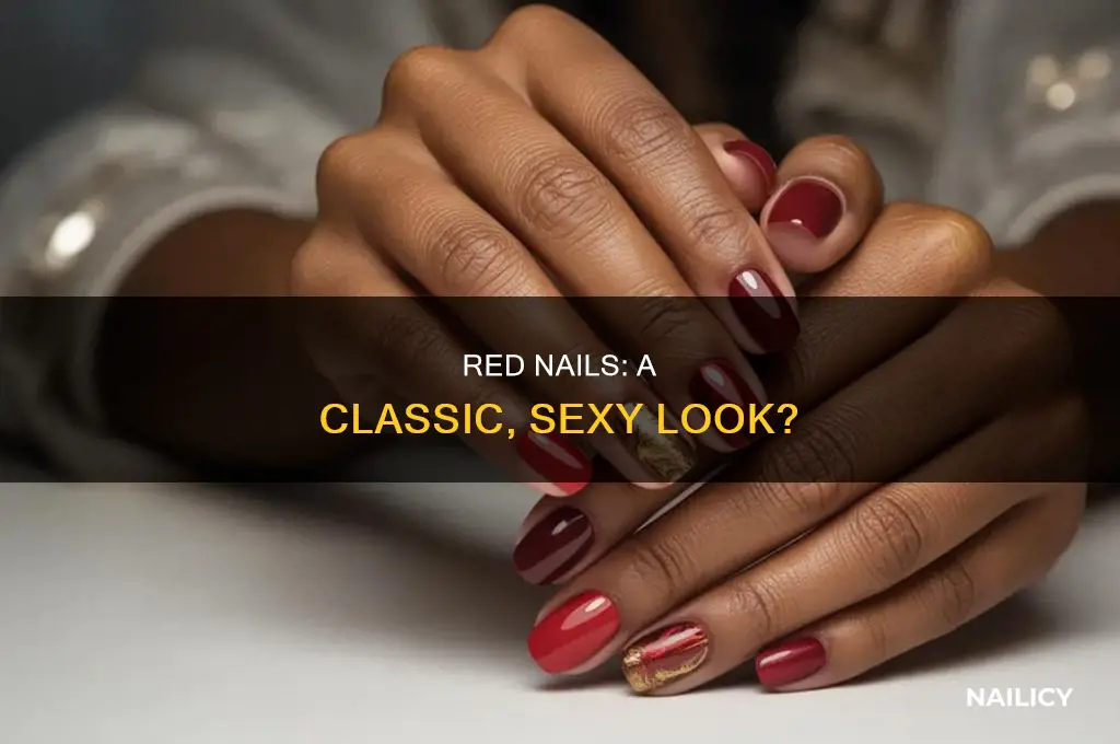 do red nails make you more attractive