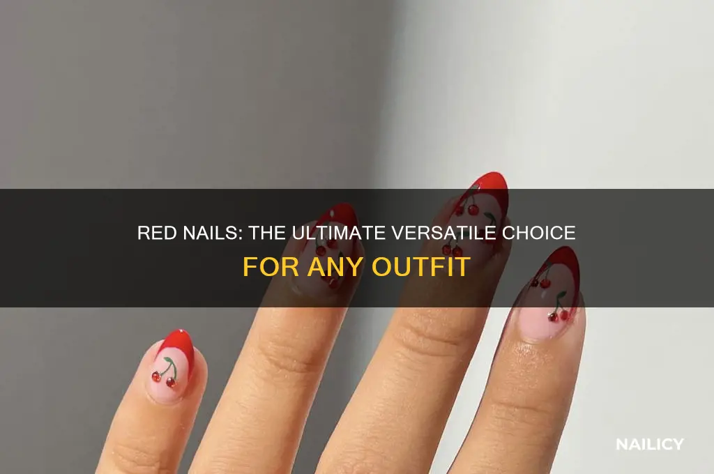 do red nails match everything