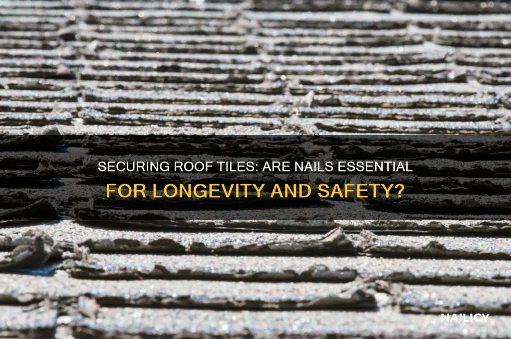 do roof tiles need to be nailed down