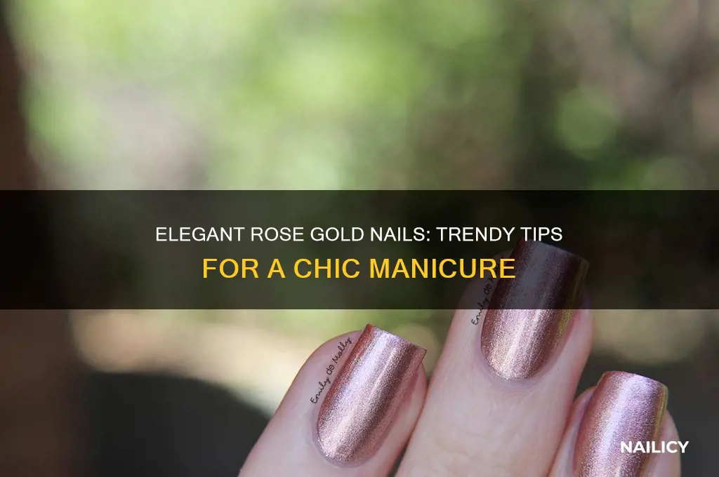 do rose gold nails