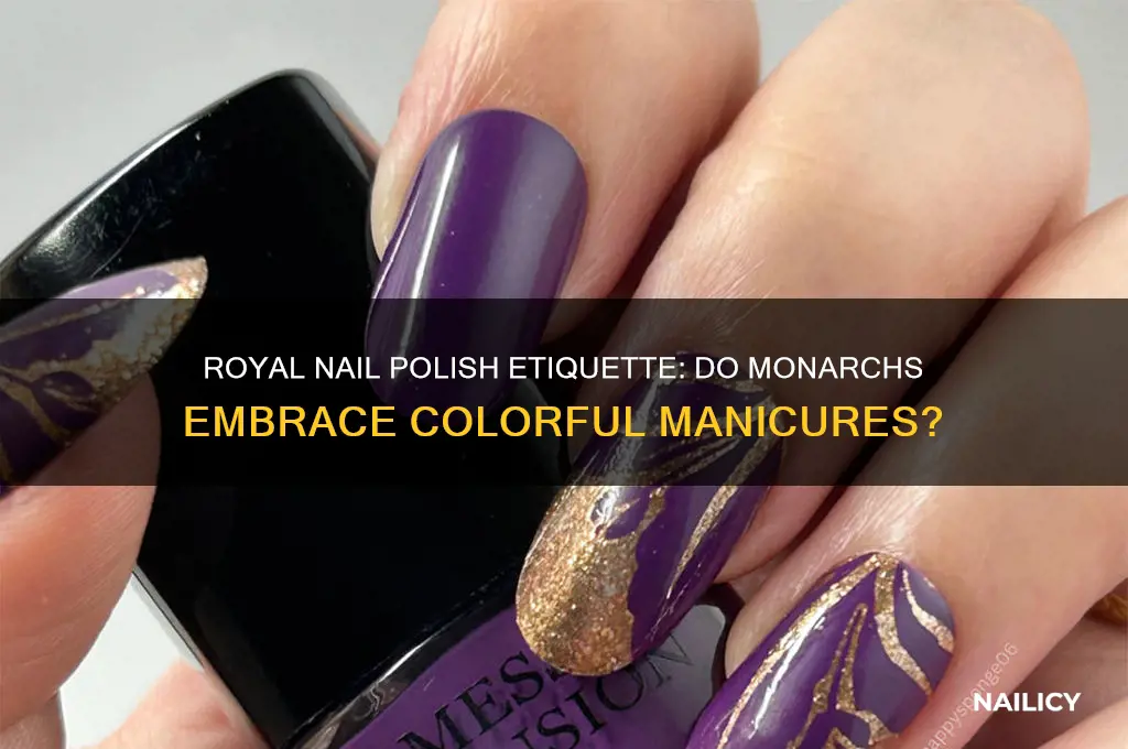 do royals wear nail polish