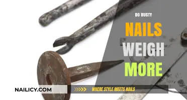 Rusty Nails vs. New: Does Corrosion Increase Their Weight?