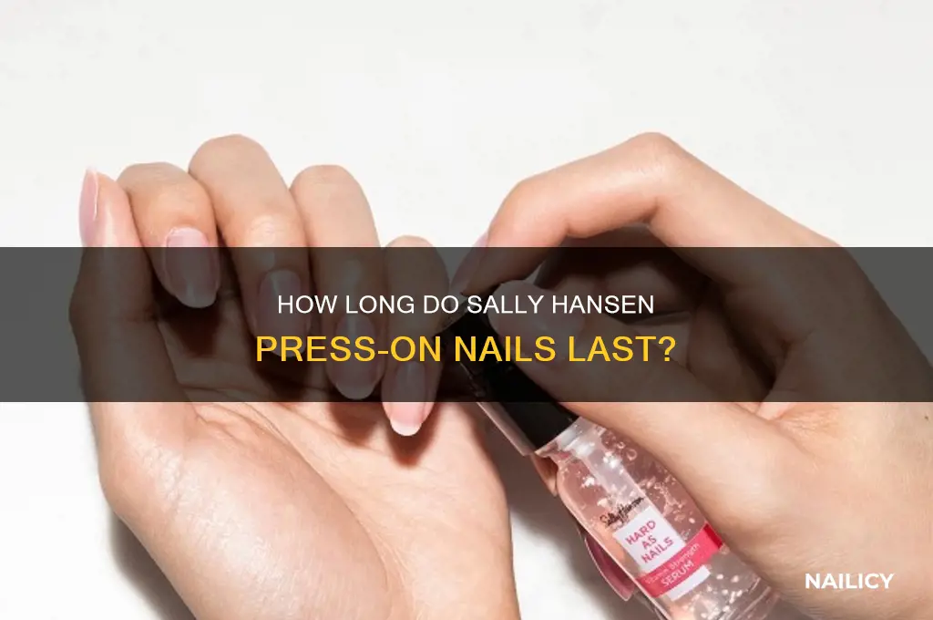 do sally hansen press on nails last