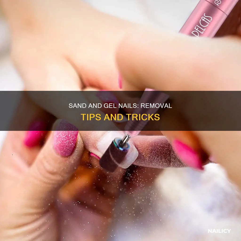 do sand take gel nail polish off