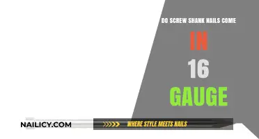 Are 16-Gauge Screw Shank Nails Available for Your Projects?