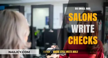 Do Small Nail Salons Write Checks? Payment Methods Explained