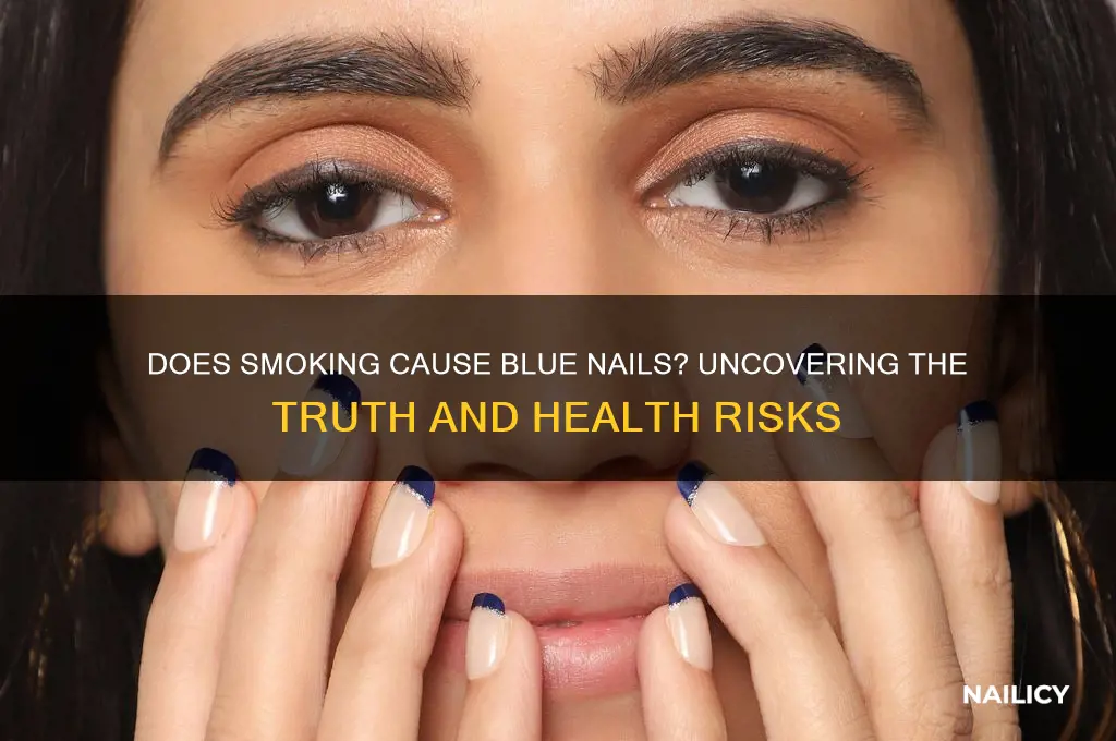 do smokin turn nails blue
