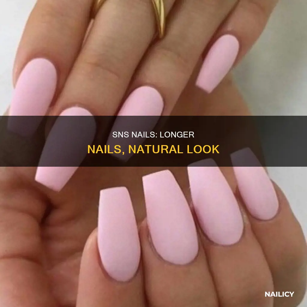 do sns nails make your nails look longer