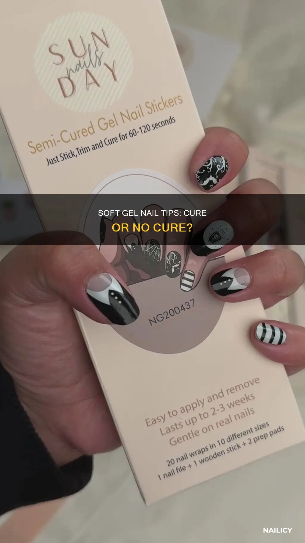 do soft gel nail tips need to be cured