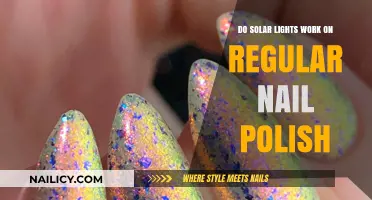 Can Solar Lights Function with Regular Nail Polish? Find Out Here
