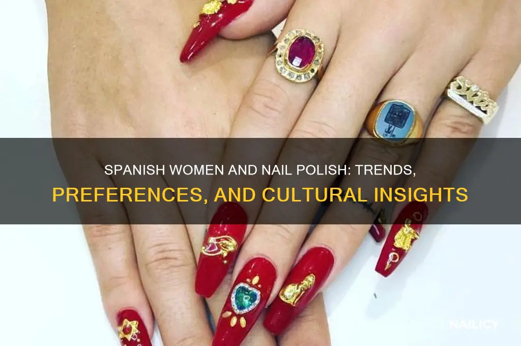 do spaniard women wear nail polish