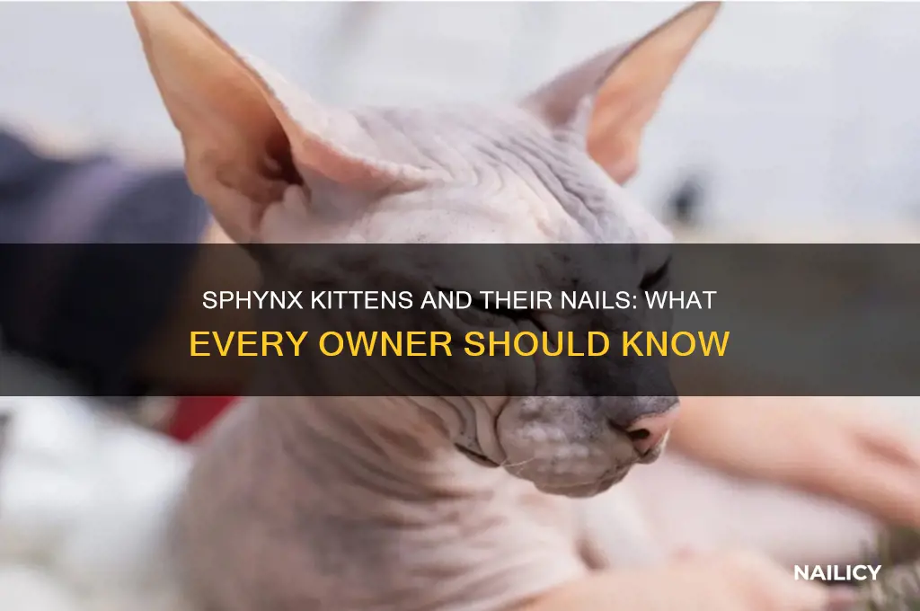 do sphynx kittens have nails
