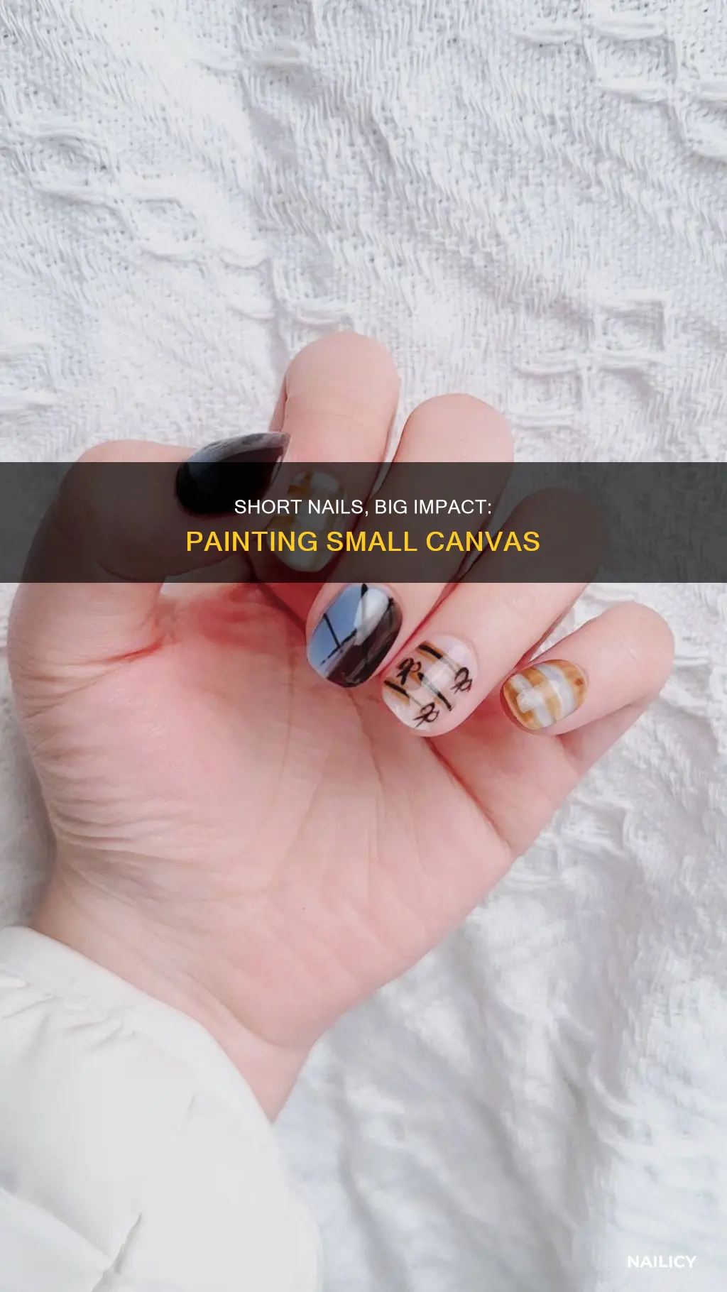 do sshort finger nails look good painted