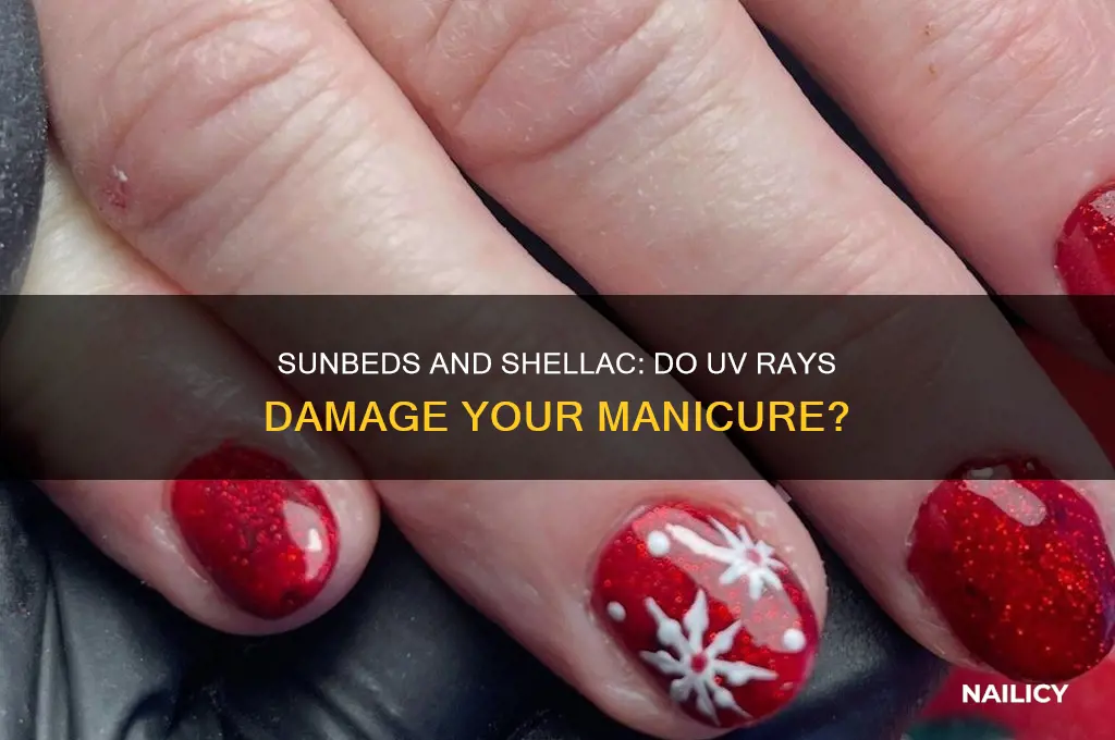 do sunbeds ruin shellac nails