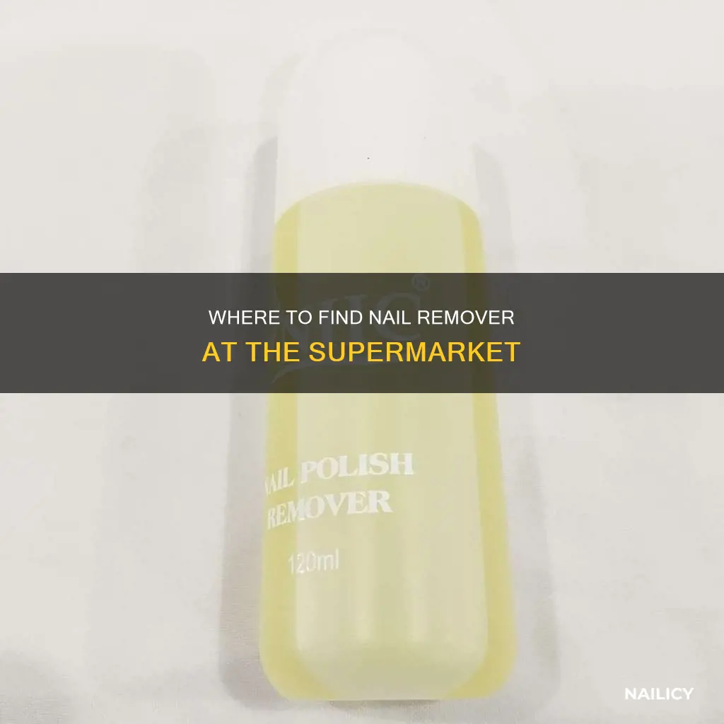 do supermarkets have nail remove