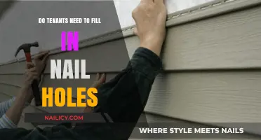 Should Tenants Repair Nail Holes Before Moving Out? A Guide