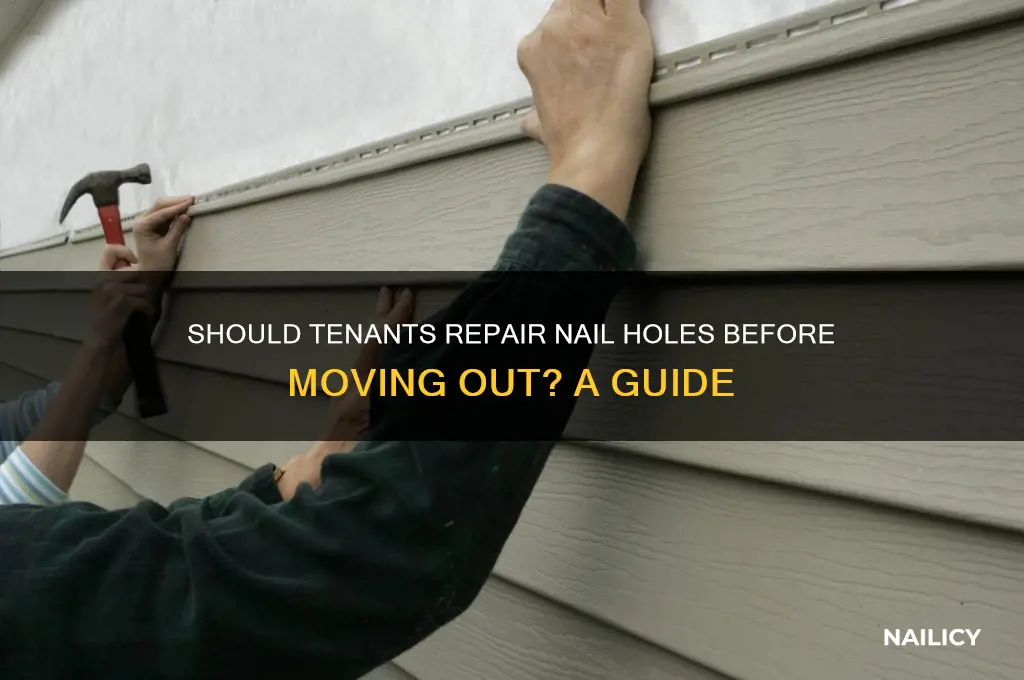 do tenants need to fill in nail holes