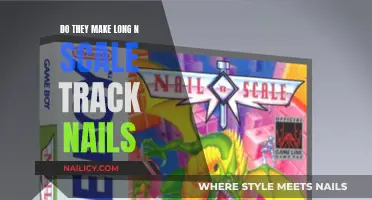 Long N-Scale Track Nails: Do They Exist?