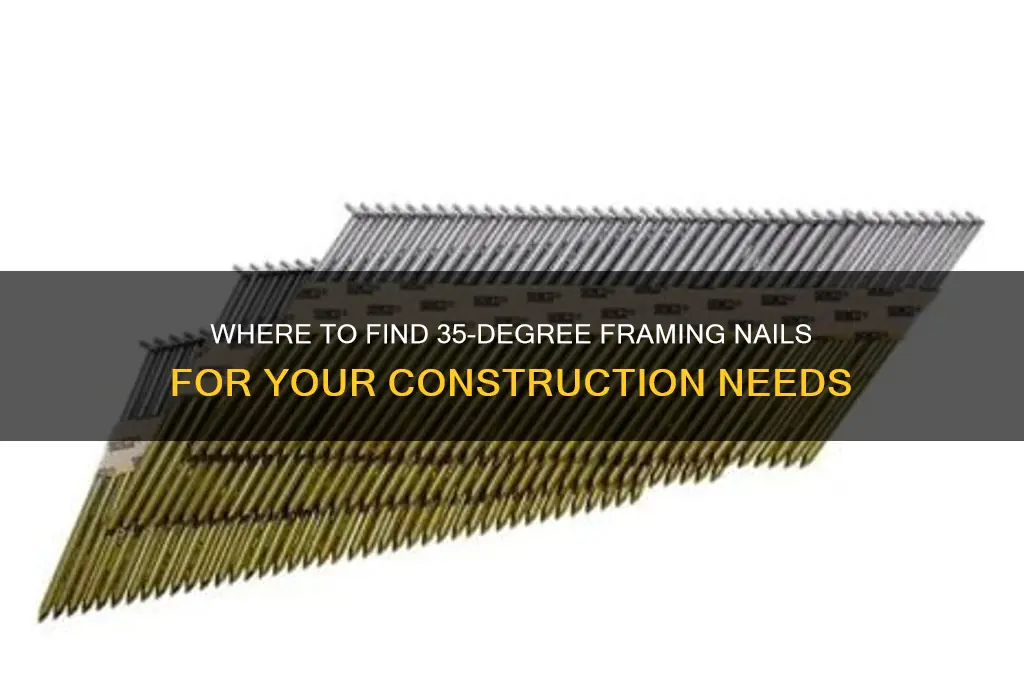 do they sell 35 degree framing nails