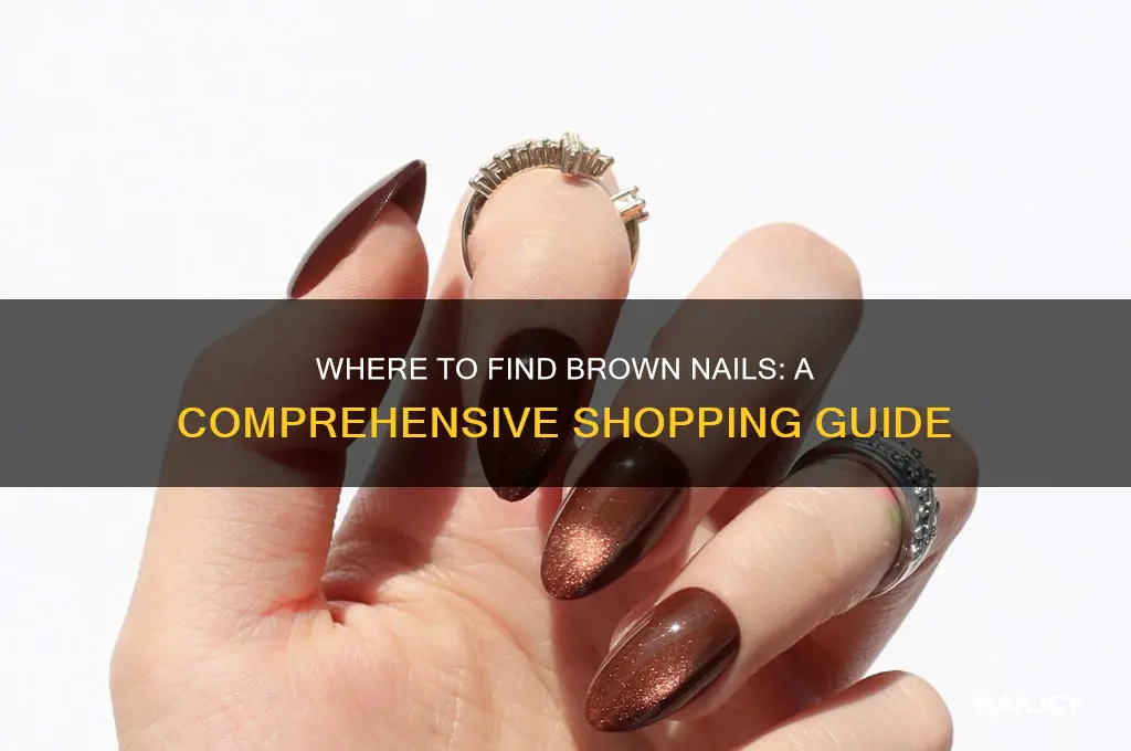 do they sell brown nails