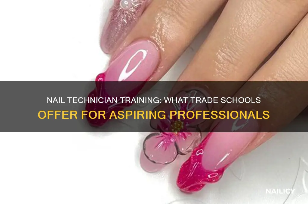 do they teach nails at trade school