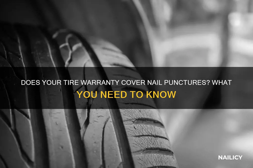 do tire warranty over nail in tire