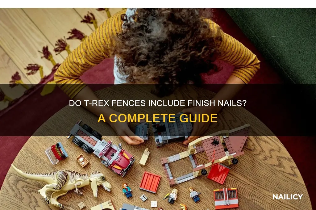 do trex fences come with finish nails
