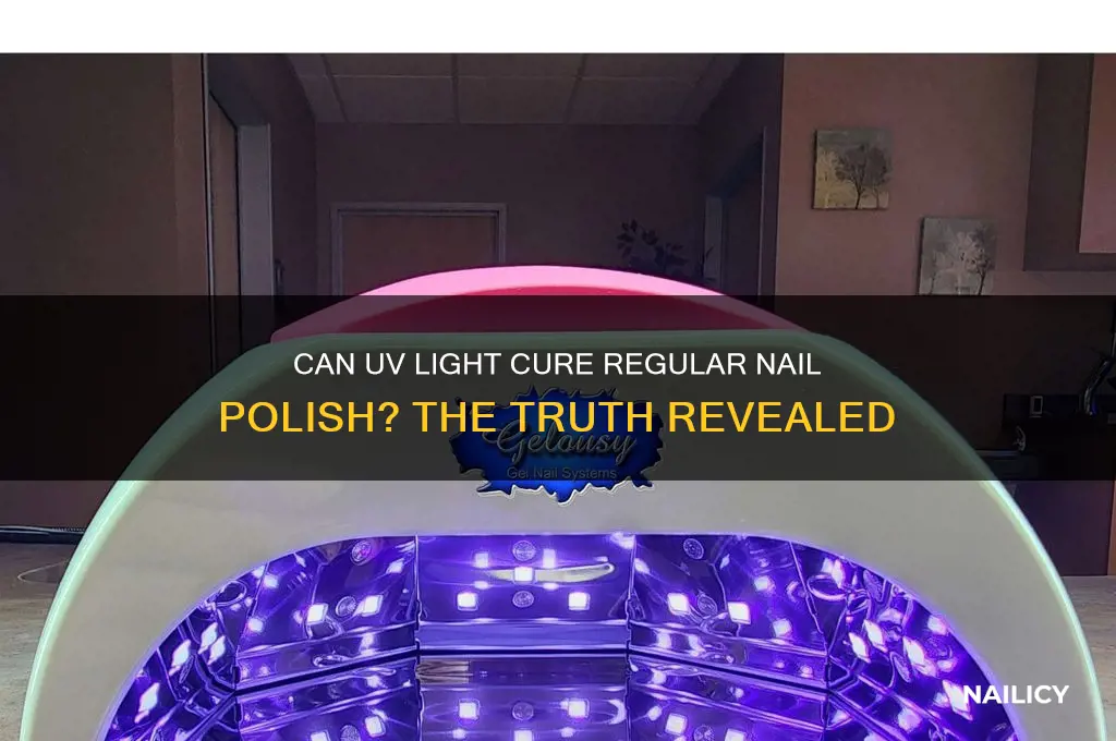 do uv light cure regular nail polish
