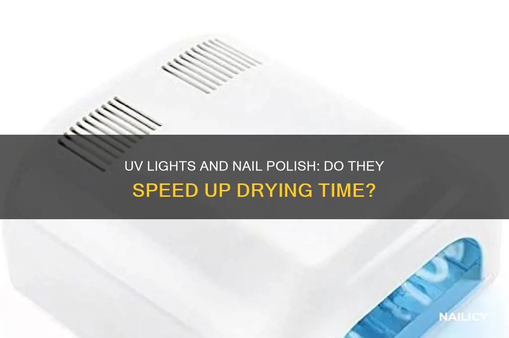 do uv lights help dry nail polish