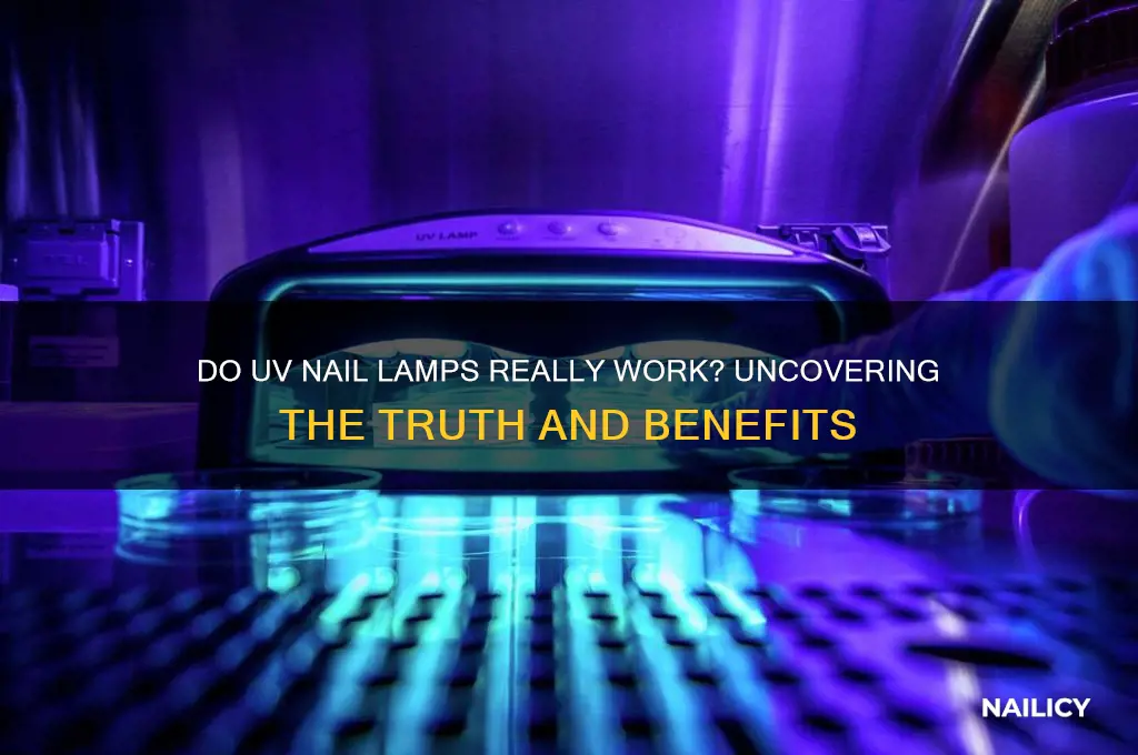 do uv nail lamps work